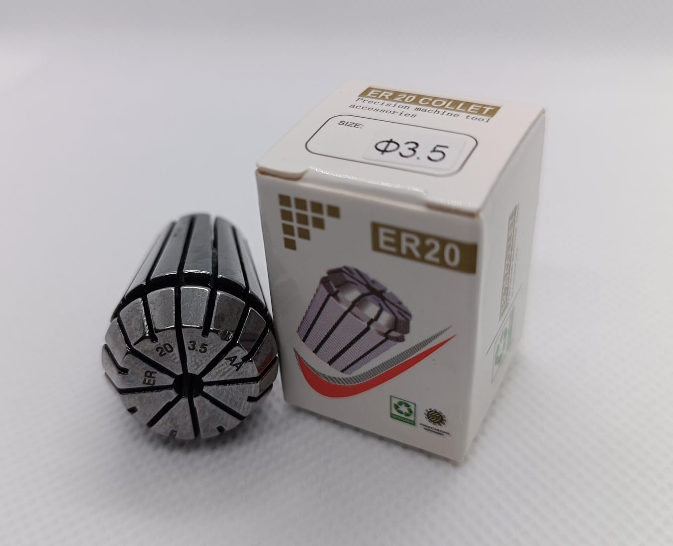 Pinza ER20 Router CNC - Compatible Husillo HSD/Elte