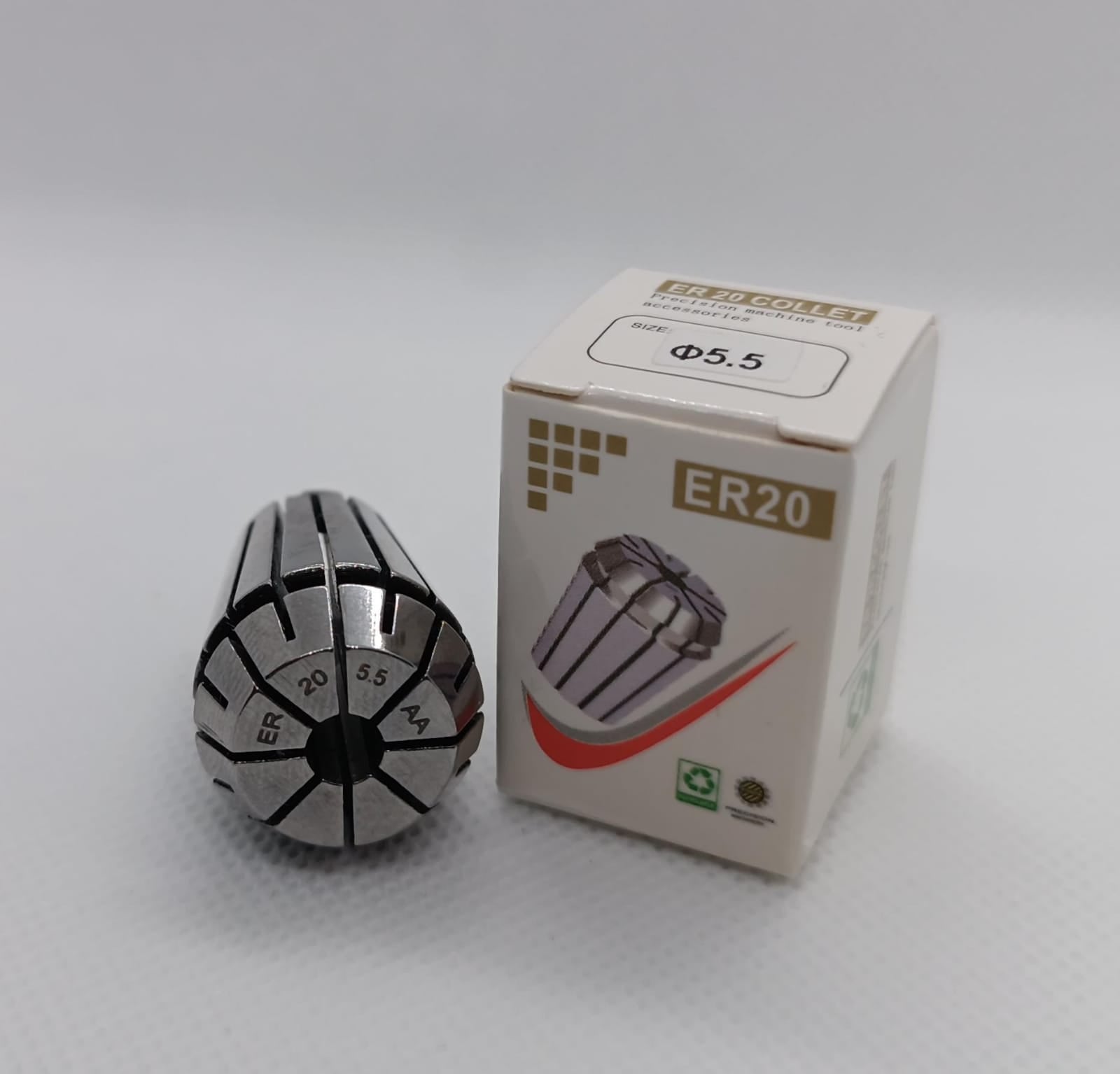 Pinza ER20 Router CNC - Compatible Husillo HSD/Elte