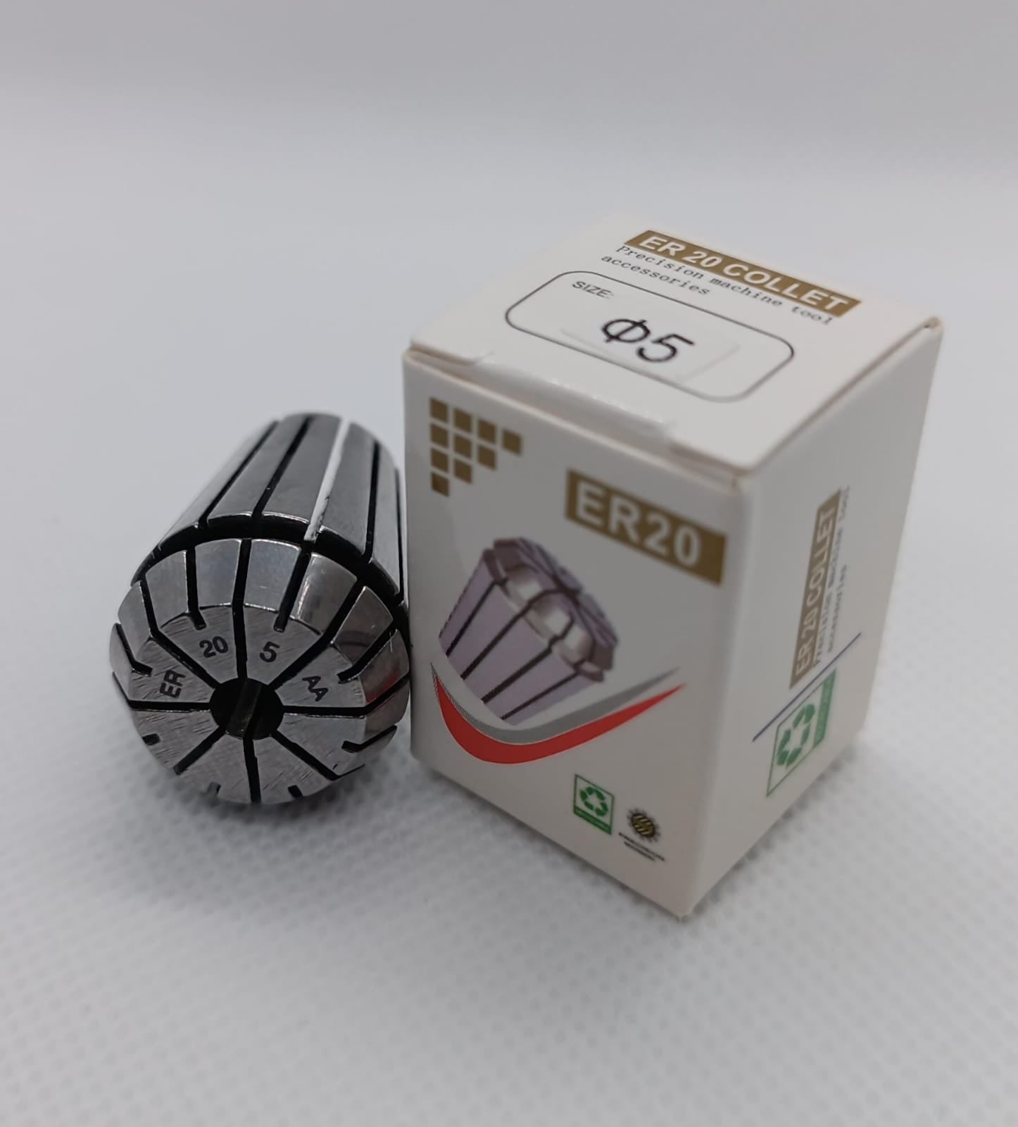 Pinza ER20 Router CNC - Compatible Husillo HSD/Elte