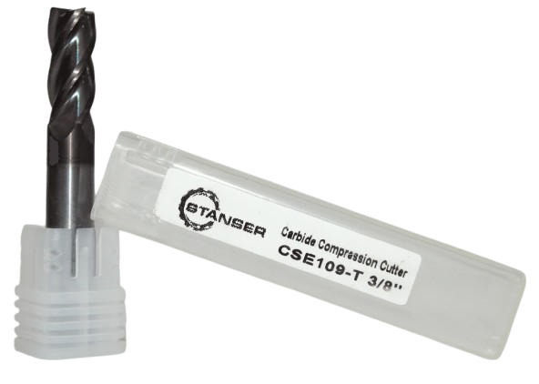 Broca 3/8" 4F CSE109-T Router CNC - Compatible Husillo HSD/Elte