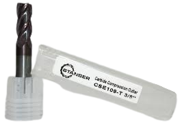 Cortador Broca CSE109-T 3/8" 4 Filos Up-cut C/Recubrimiento ALTIN