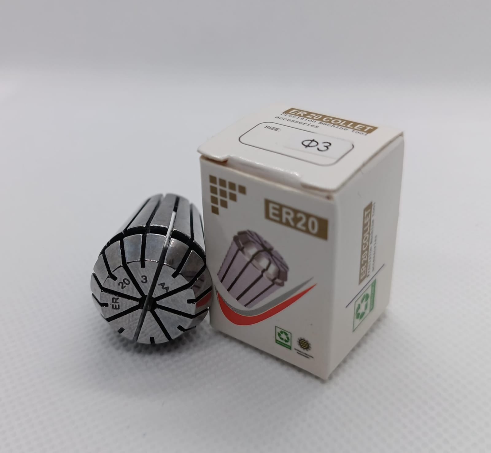 Pinza ER20 Router CNC - Compatible Husillo HSD/Elte