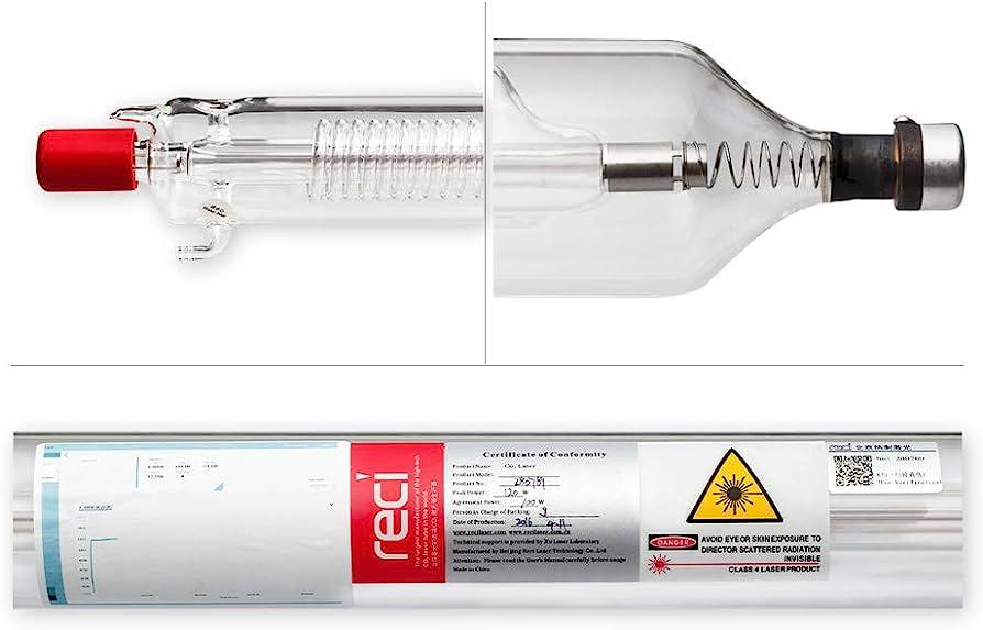 Tubo Láser CO2 Reci Serie C, W de 80w a 130w - Stanser Refacciones