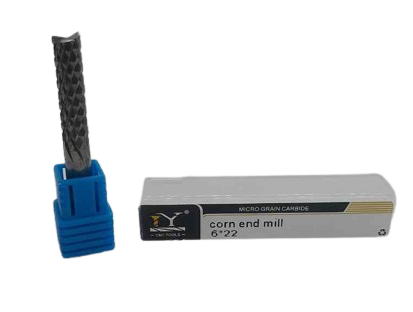 CORTADOR DE MOLINO EXTREMO DIENTES DE MAIZ  6*22 L50 PARA FIBRA DE VIDRIO  LD622