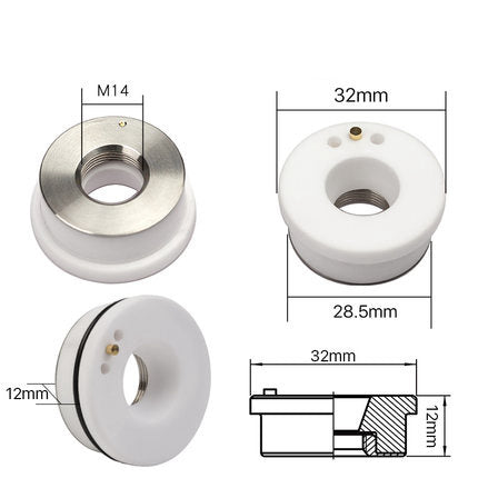 Anillo o Sensor Ceramico para Fibra óptico de corte D32,M14 RAYTOOLS