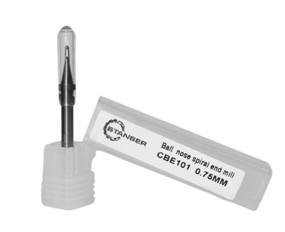 Broca 0.75mm CBE101 Grabado 2D/3D - Compatible Husillo HSD/Elte