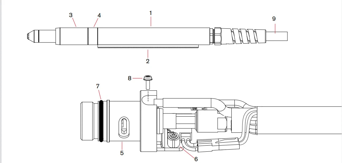 SENSOR SWITCH para antorcha mecanizada marca Hypertherm modelo 228720 para Powermax 65-85-105.